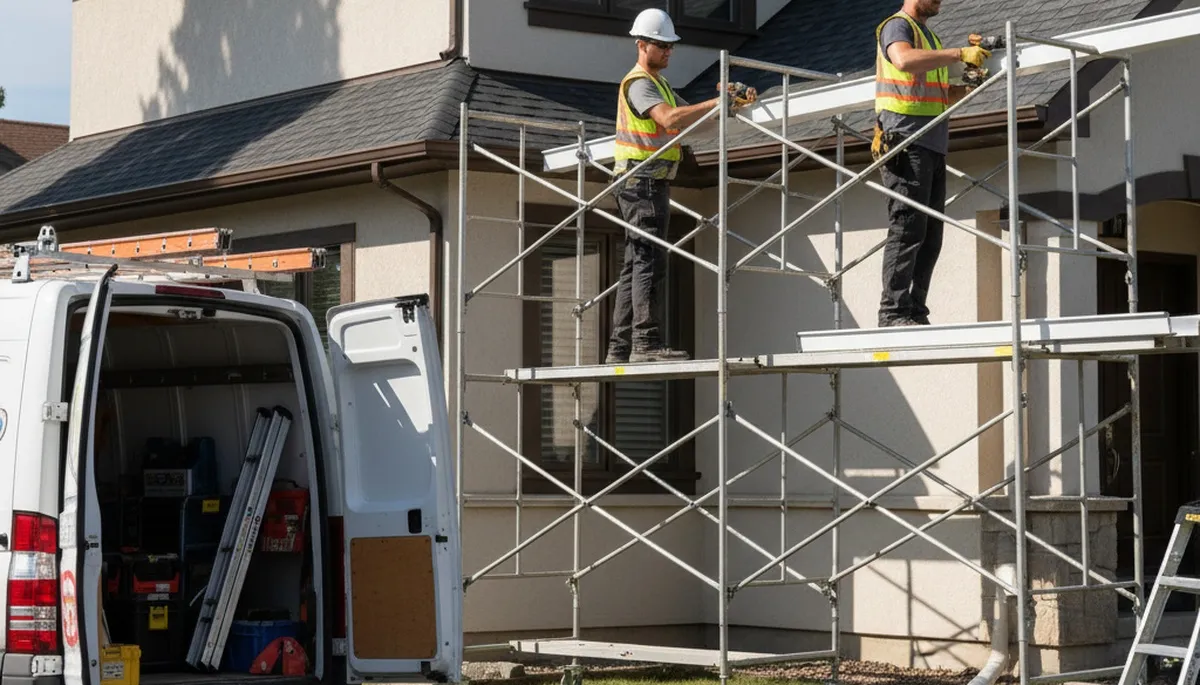 Gutter installation in San Antonio, TX by FX Remodeling & Exteriors for home water protection