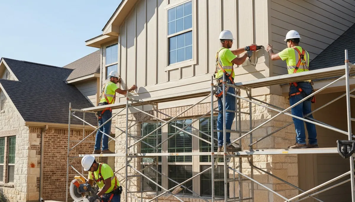 San Antonio, TX siding installation for homes by local siding contractors